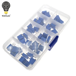 Комплект потенциометра высокой точности 3296 Вт, 3296 переменный резистор с бесплатной коробкой, электронный комплект сделай сам, Вт