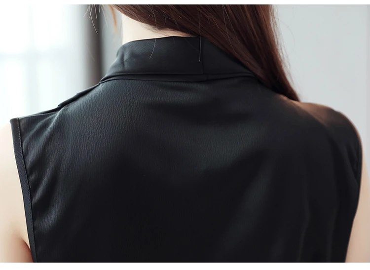 Blusas Mujer De Moda 2021 Для женщин блузки без рукавов с вырезом в форме буквы V офисные