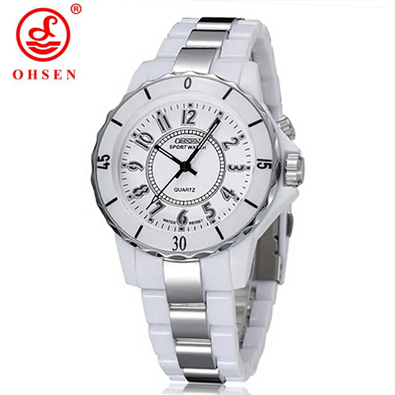 Часы Hodinky OHSEN женские спортивные Роскошные водонепроницаемые