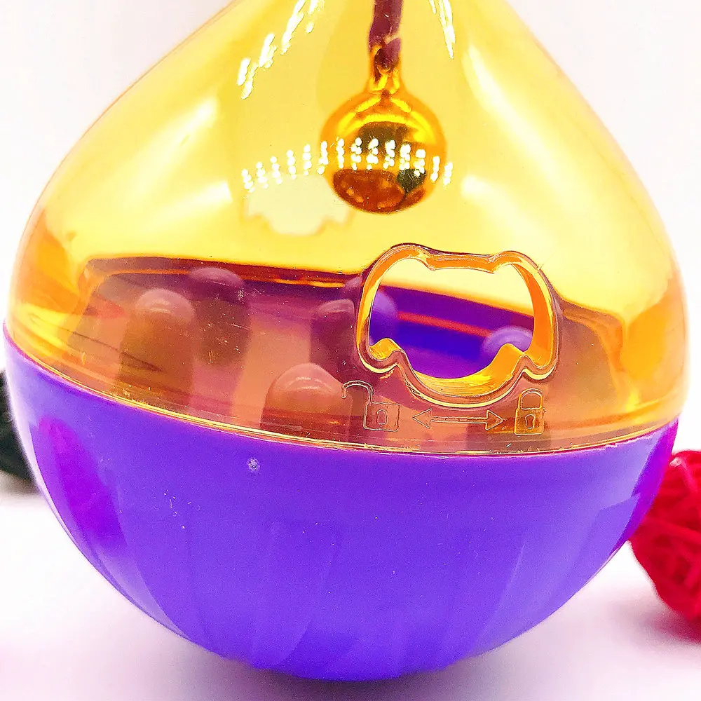 

Pet Toys Big Dog Training Puzzle Toy Anti-biting Interactive Squeak Toy Transparent Plastic Tumbler Feeding Small Cat Dogs Toys