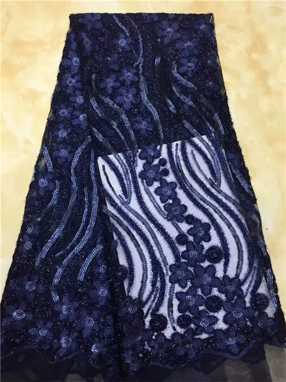 Лидер продаж блёстки кружево ткань 2019 вышитые нигерийские кружева S Высокое