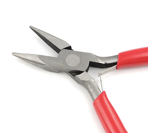 Free shipping!!!Iron Chain Nose Plier Women Jewelry with Plastic red nickel lead &amp cadmium free 88x125x10mm 5PCs/Lot | Украшения и