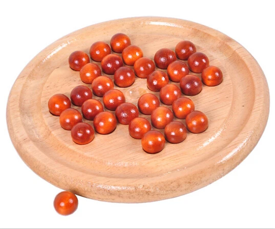 Классический чудесный пазл Peg солитер благородный головоломка для мозга