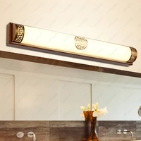 20w24w chinese retro led acrylic wall lamp dresser makeup mirror light washroom canteen bronze finish