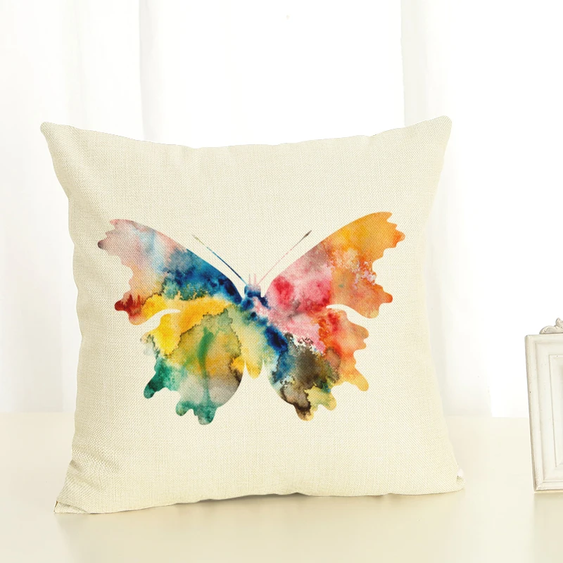 Новые акварельные серии бабочек для украшения дома диванные подушки комплекты