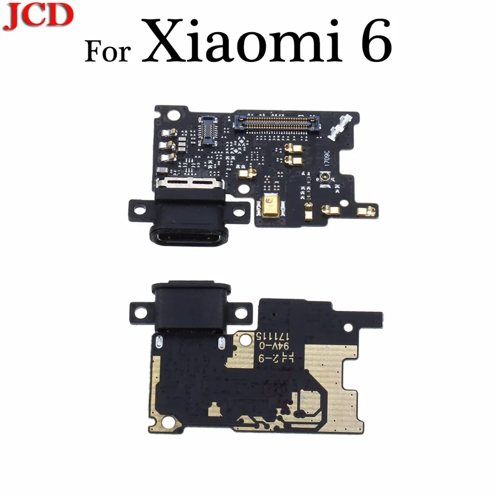 Плата зарядного устройства JCD для Xiaomi Mi6 m6 с USB портом гибкий кабель док разъем