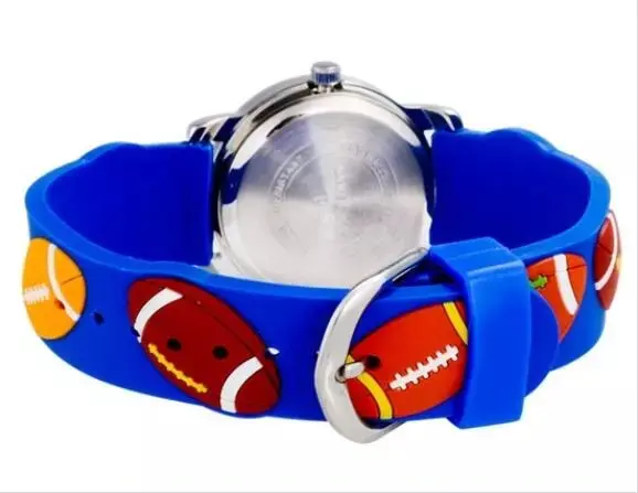 Детские наручные часы WILLIS для маленьких мальчиков мультяшная 3D футбольная