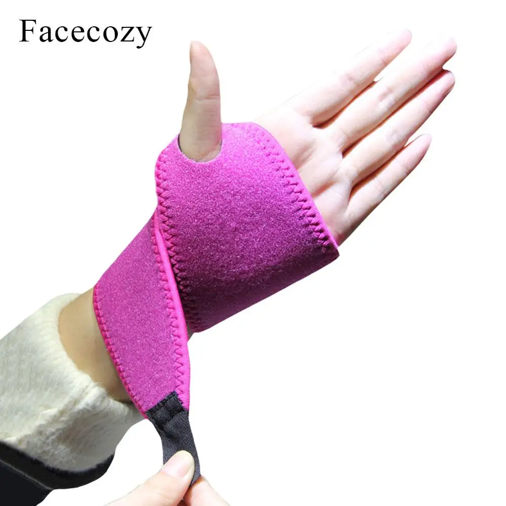 Facecozy 1 шт. обмотка бандаж браслеты фитнес баскетбол поддержка запястья