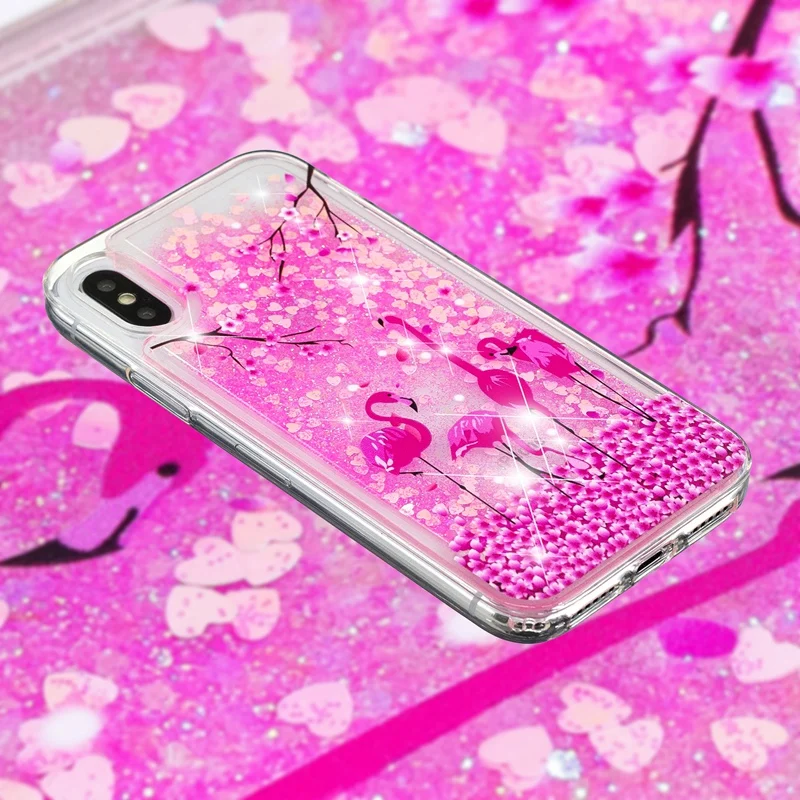Жидкий чехол для samsung Galaxy J4 J6 A6 A7 S8 S9 Plus Note 9 Xiaomi Redmi F1 6A мультяшный Забавный Единорог Мягкий силиконовый чехол