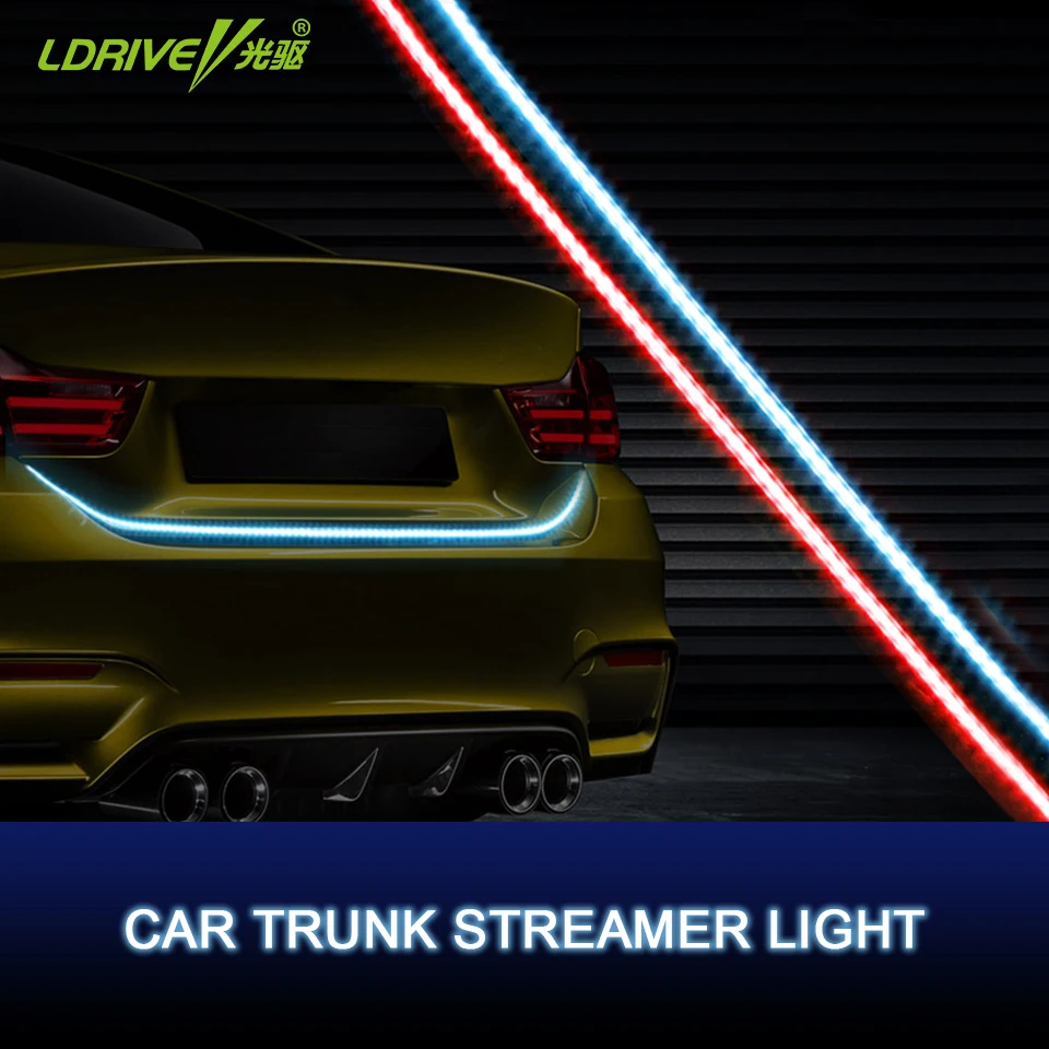 Светодиодная лента для стайлинга автомобиля 120 см задние фары багажника