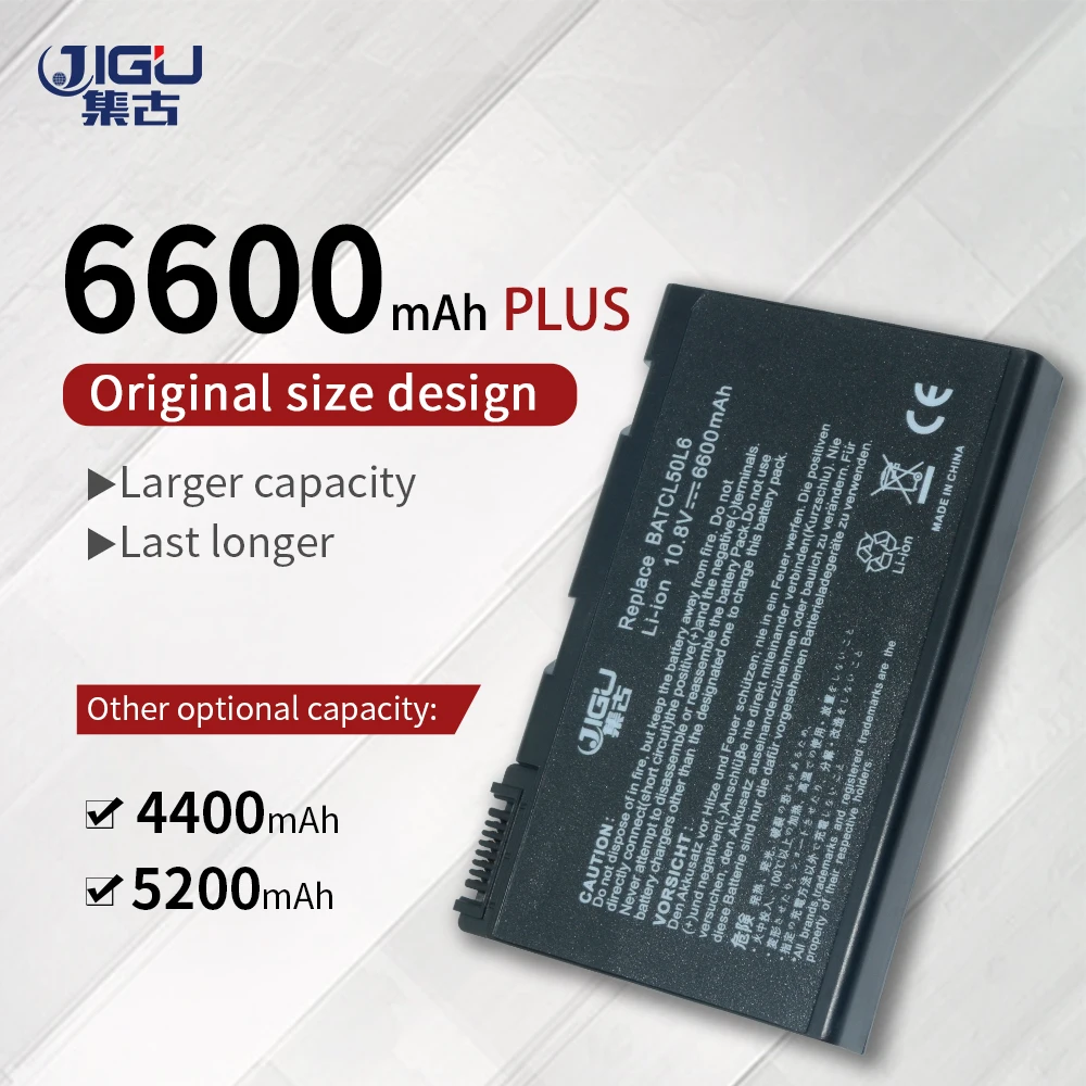 

JIGU 6Cells NEW Laptop Battery For Acer Aspire BATBL50L6 3100 3690 5100 5110 5610 5630 5680 5515 TravelMate 2490 Series