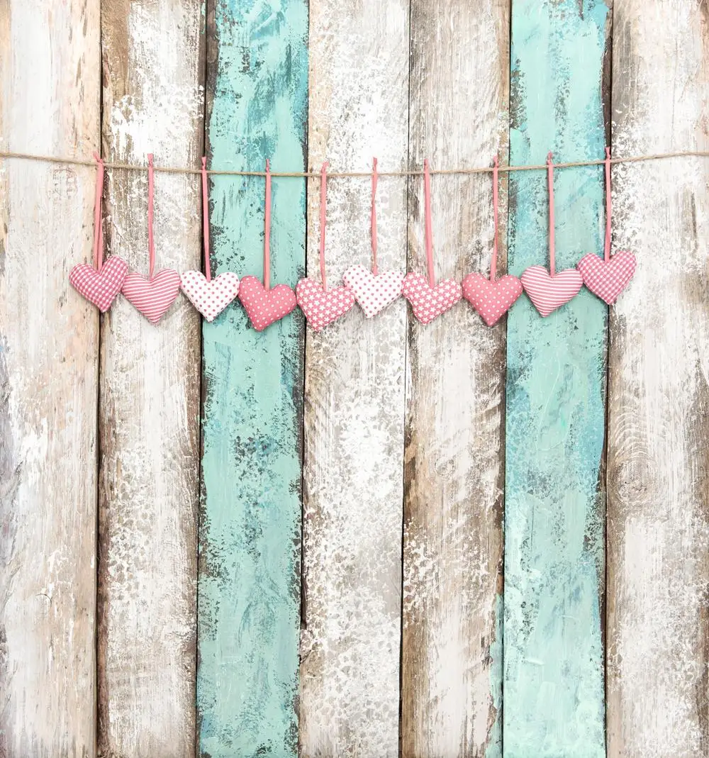 Wood Floor Backdrop Love Heart Newborn Photography Background Baby Shower Birthday Party Photo Studio Props xt-7563 | Электроника