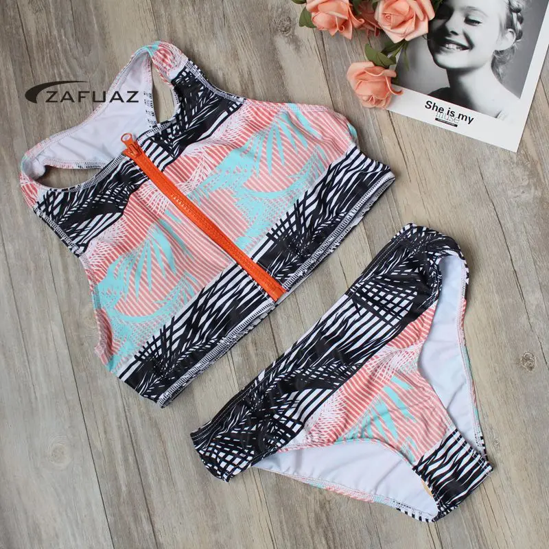 2019 бикини женский полосатый купальник сексуальный новый с высокой талией бандо