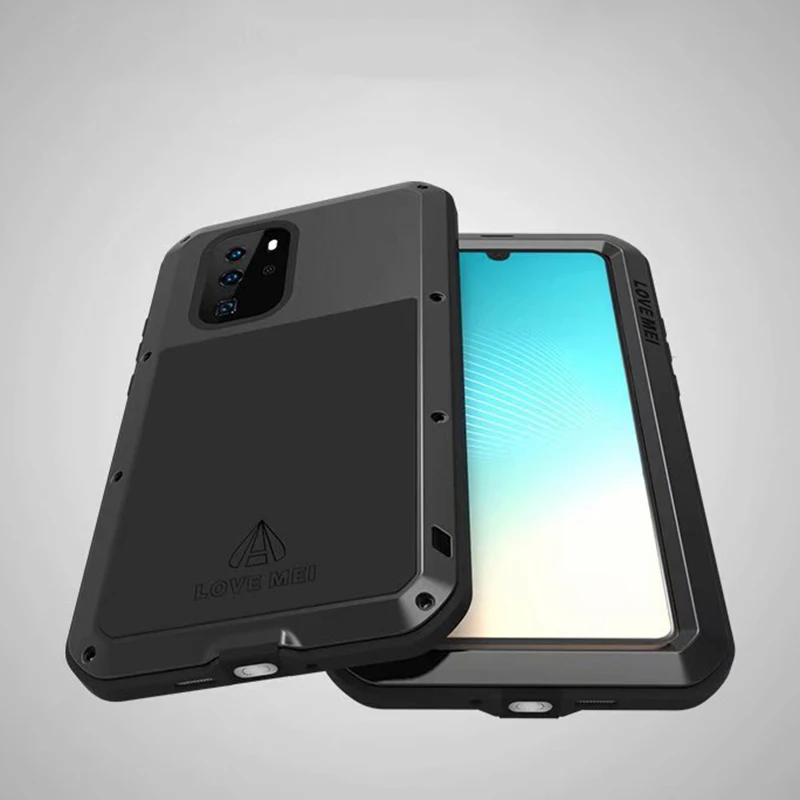 Три анти-мобильного телефона чехол для Huawei P30Lite P30Pro P30 металлический силиконовый