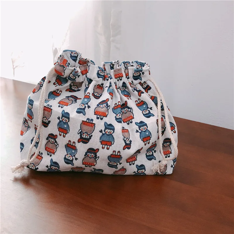 YILE подкладка из хлопка и льна на шнурке чехол с мультипликационным рисунком кота