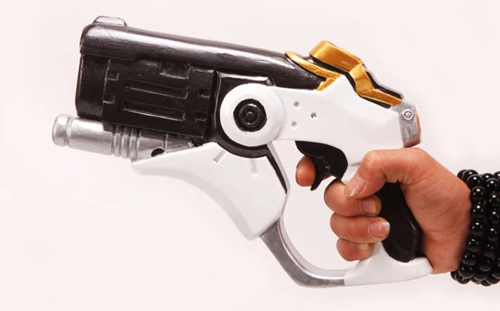 Overwatch ангела Циглер милости оружие Кадуцей бластер Косплэй Реплика пистолет