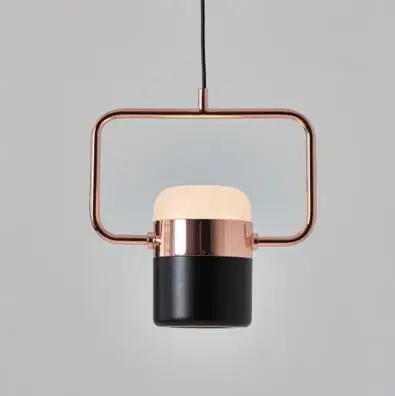 Postmodern metal plating rose gold champagne black white living room bedroom restaurant long simple chandelier led fixtur | Освещение