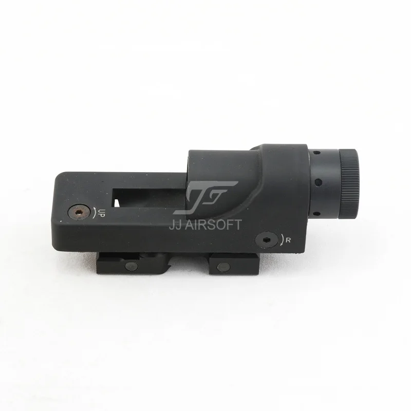 JJ Airsoft 1x24 зеркальная красная точка (черный/коричневый) RX06: треугольная сетка