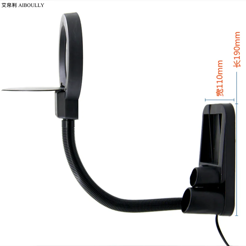 Светодиодная настольная лампа aibloly A808 увеличительное стекло для ремонта