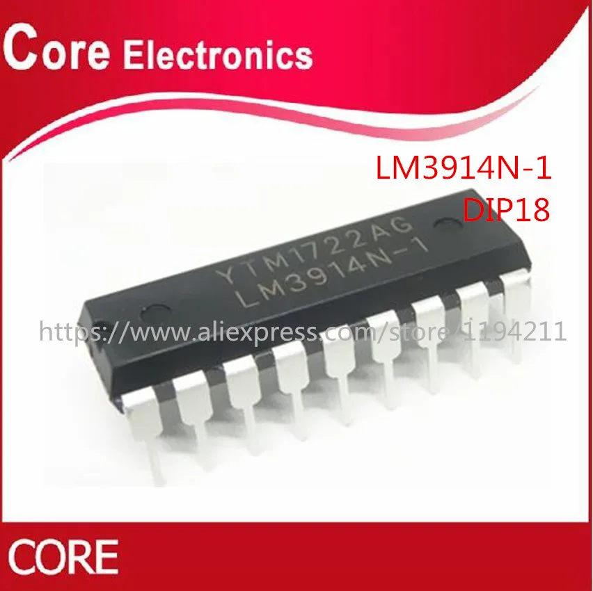 50 шт LM3914N 1 DIP 18 LM3914 Новинка|Интегральные схемы| |