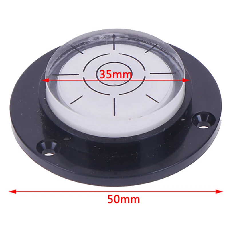 Диаметр 50x12 мм дисковый пузырьковый спиртовой уровень Круглый круглый штатив