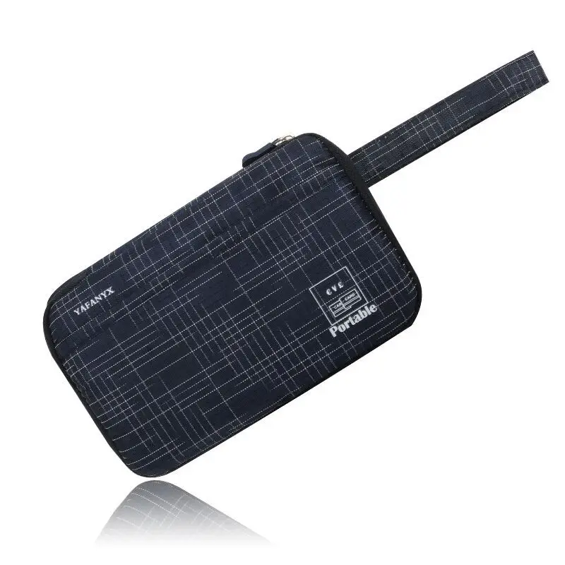 Navy blue QEHIIE, новинка, кошелек для паспорта и путешествий, держатель для паспорта, многофункциональная посылка для кредитных карт, ID, документов, мульти-карта, сумка для хранения, клатч - Цвет: Navy blue
