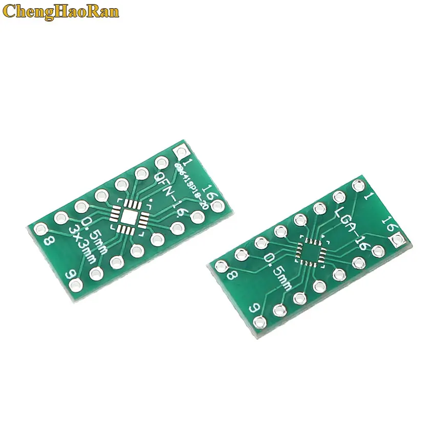ChengHaoRan 5 шт. LGA16 QFN16 поворотный DIP16 0 мм Шаг IC АДАПТЕР гнездовой адаптер пластина PCB