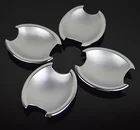 Для Nissan NOTE E11 2005-2012 Nissan March  Micra K12 2003-2010 хромированная Ручка двери автомобиля чашка крышка чаши отделка наклейка аксессуары