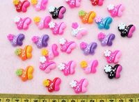 250 pcs 18mm cameo resin butterflies multi colors suitable for cabochon pendant charm craft jewelry wholesale free shipping