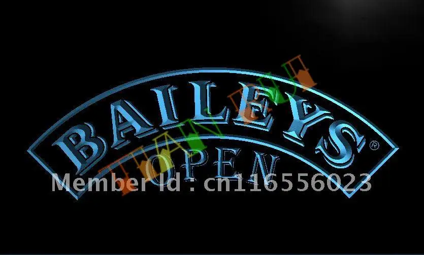 

LA064- Baileys Beer OPEN SignLED Neon Light Sign