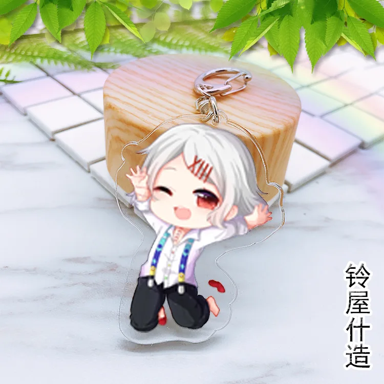 Аниме Tokyo Ghoul kaneki ken значок для косплея брелок двухсторонний модный мультяшный