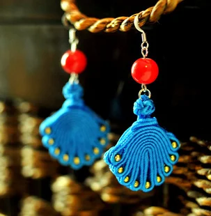 Серьги Подвески ручной работы в этническом стиле|earring rhinestone|earrings clusterearring cross |