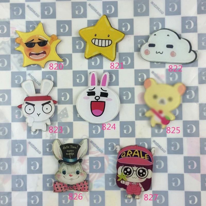 1 шт. хит продаж акриловая брошь с изображением животных кролика медведя значки