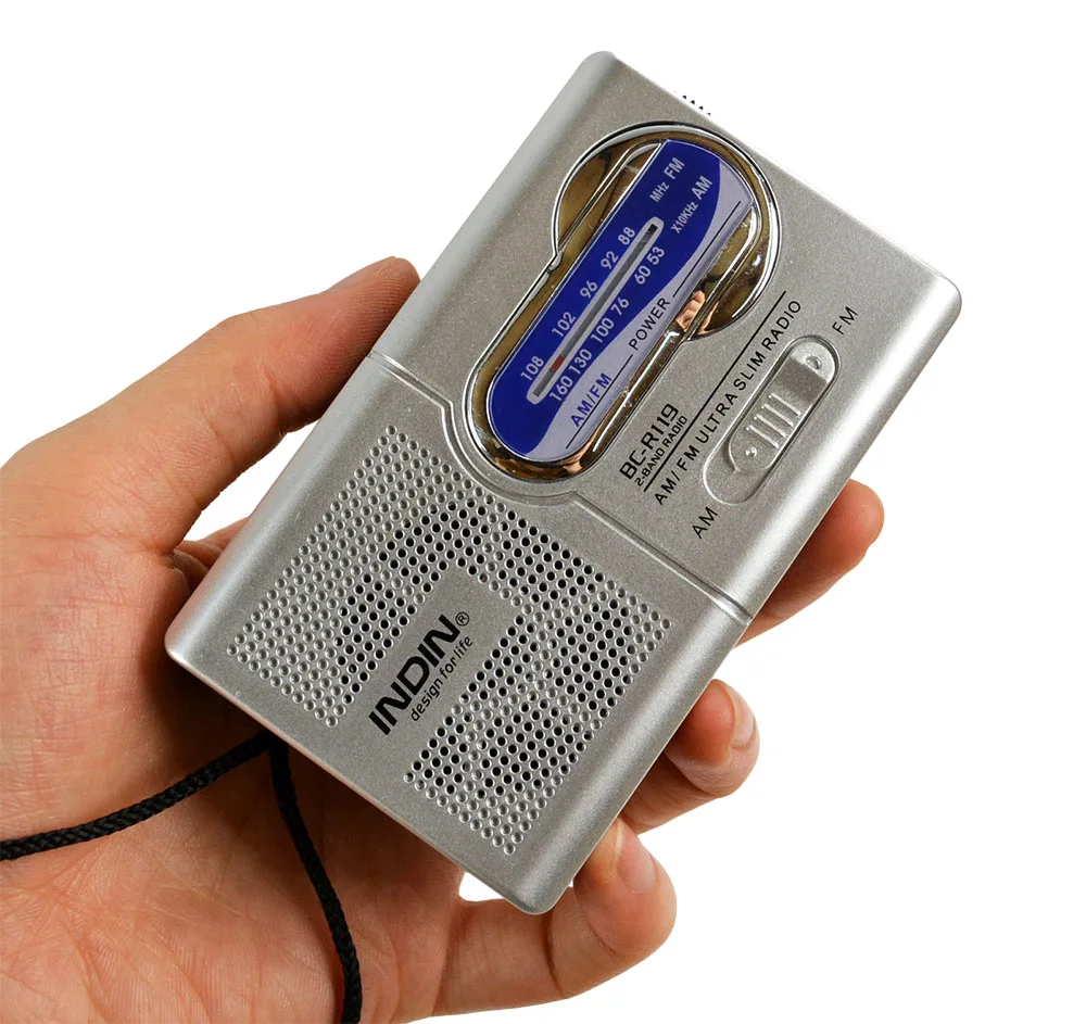 1 предмет Универсальный тонкий am/fm мини Радио мир приемник стерео Колонки MP3