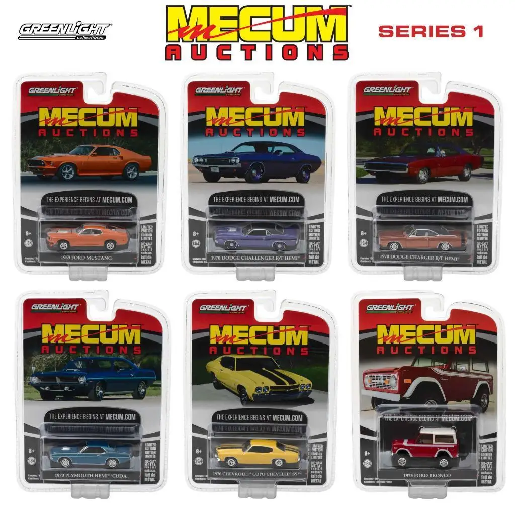 GL 1: 64 Mecum aucts коллекционные автомобили серии 1 сплав модель автомобиля литья под давлением металлические игрушки подарок на день рождения для детей мальчик