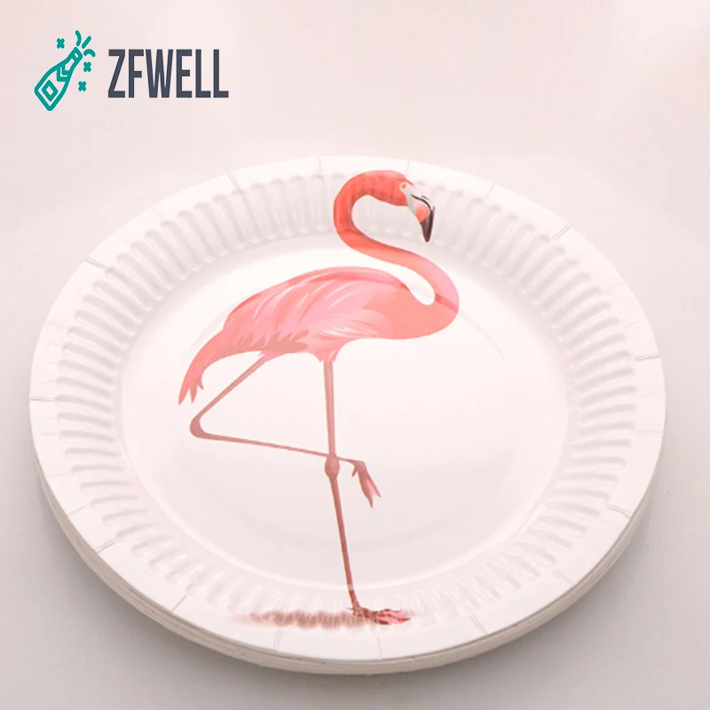 ZFWELL 6 шт./лот тематика Фламинго Гавайская ветряная детская тема украшение для