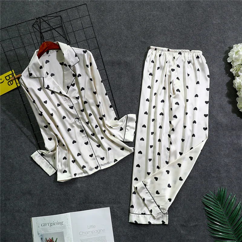 Пикантные красные туфли женские рубашка и штаны пижамные комплекты одежда для