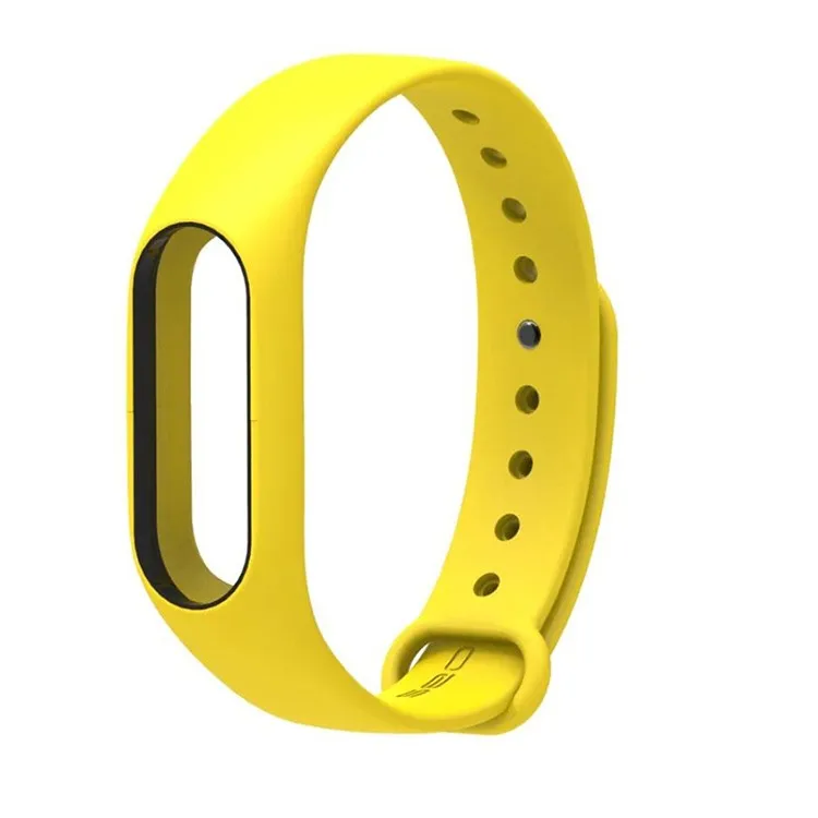 Pulsera Mi Band 2 наручный ремешок Miband 2 Замена для силиконового ремешка чистый и специальный двухцветный впрыск с защитой от потери