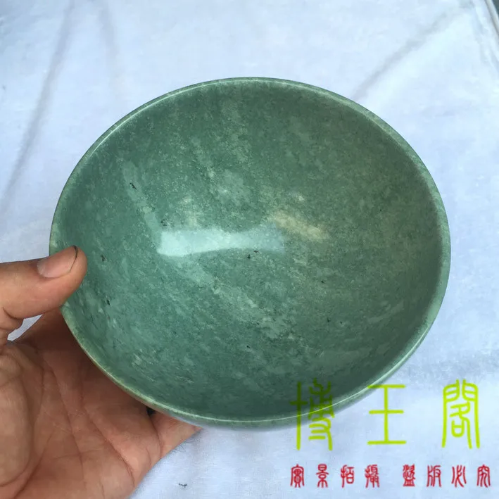 Китайские резные нефритовые миски ручной работы из натурального