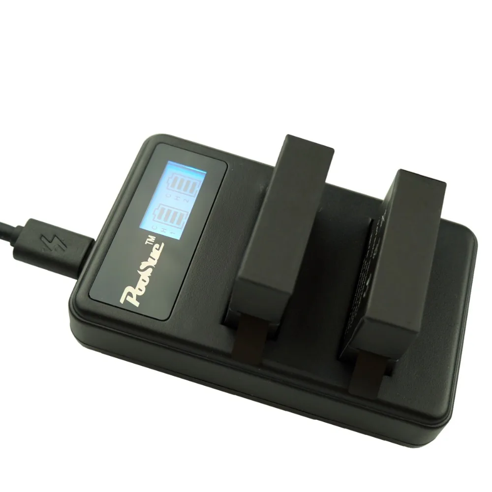 2x Hero 4 батареи AHDBT-401 экшн-камеры Go Pro Hero4 акумуляторная батарея AHDBT401+ ЖК-дисплей Dual USB Зарядное устройство, для экшн-Камеры GoPro Hero 4 экшн Камера батарея
