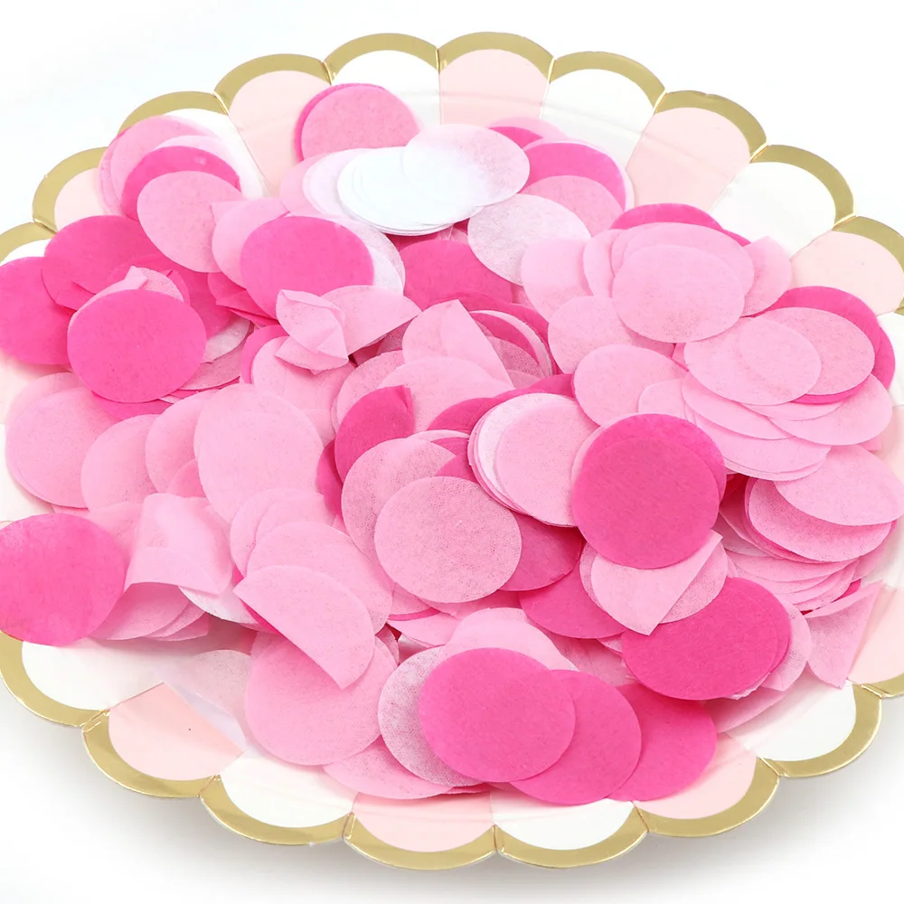 1 см 10g/20g/30g/50g/100g риса Бумага конфетти из папиросной бумаги воздушный шар для Бэйби