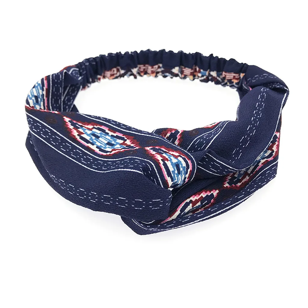 1 шт. аксессуары для волос женские ободки в стиле ретро с алмазным принтом зимний