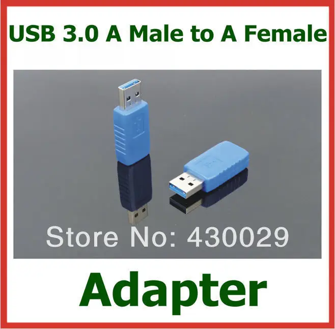 

50 шт., адаптер-Переходник USB 3,0 A «папа»-«мама»