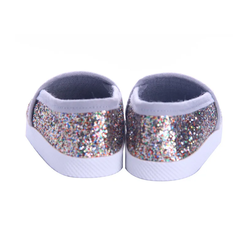 Серебряный цвет модные спортивные сапоги обувь см для 43 куклы baby born и 18 &quotдевушка