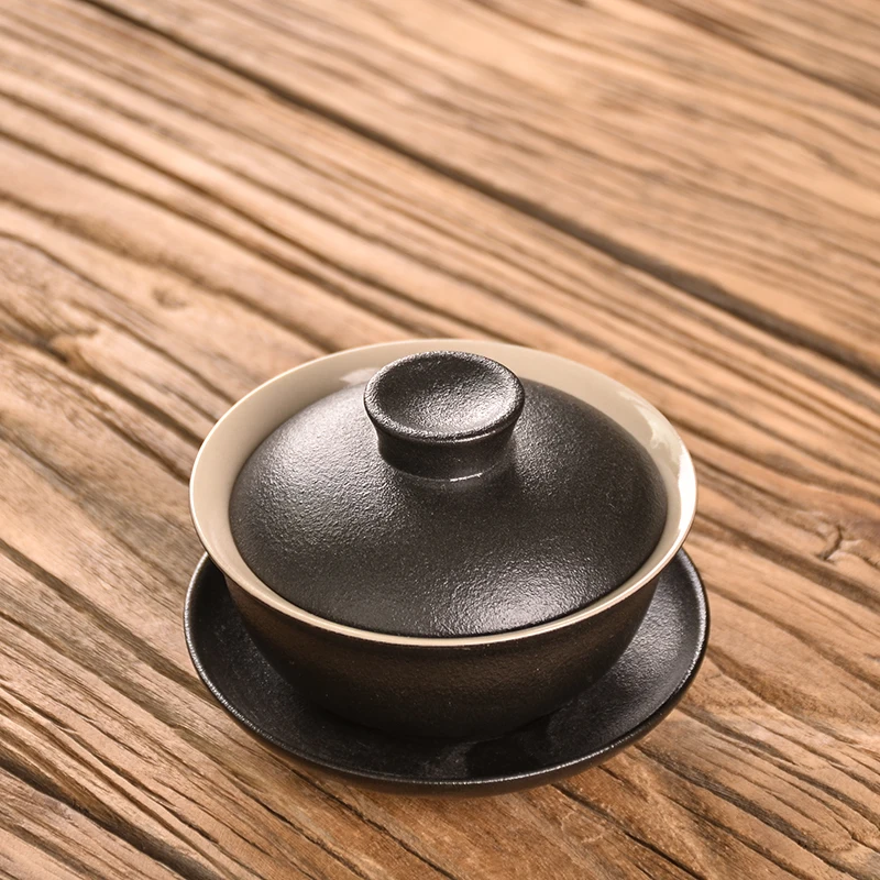 TANGPIN Черный Японский керамический заварочный чайник gaiwan чайная чашка