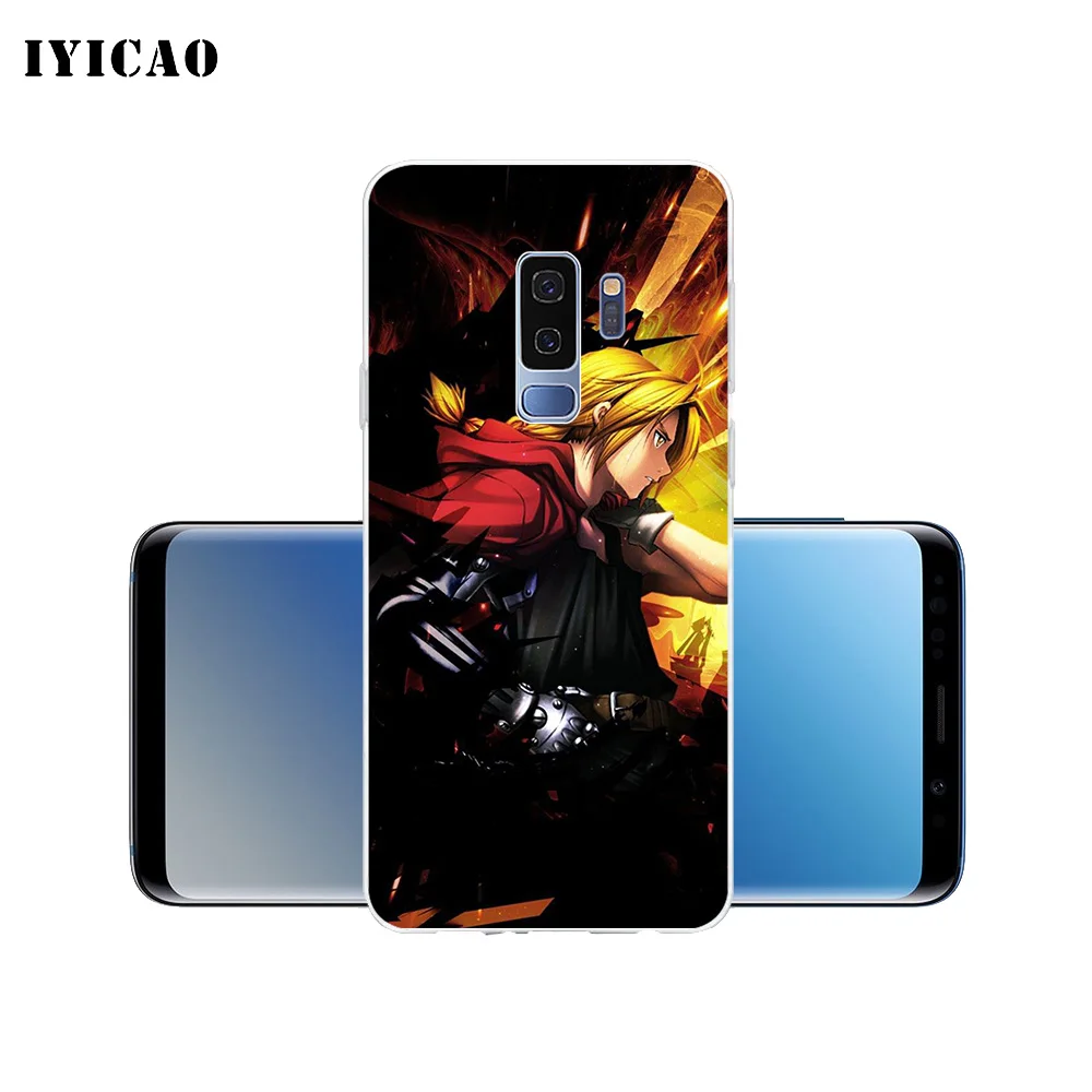 IYICAO металлический Алхимик Мягкий силиконовый чехол для телефона Samsung Galaxy S10e S10 S9 S8