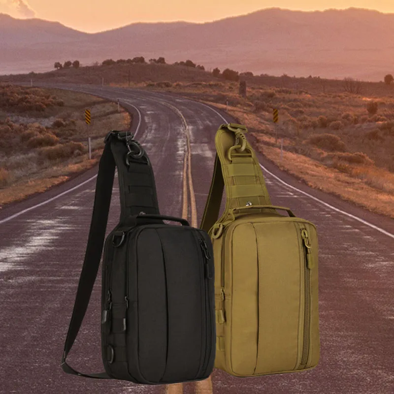 Уличная многофункциональная нейлоновая нагрудная Сумка-слинг через плечо