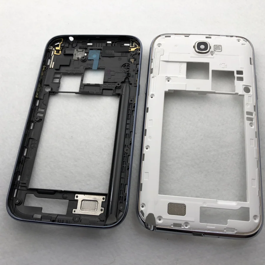 Чехол для samsung Galaxy Note 2 II N7100 N7105 с полным корпусом, сменная задняя крышка со средней рамкой, переднее стекло note2+ инструмент
