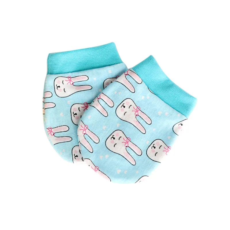 Spring Summer And Autumn Thin Newborn Anti-Grab Gloves Cotton Baby Anti-Scratch Comfortable Breathable | Детская одежда и обувь
