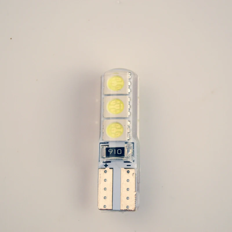 Hippcron T10 194 W5W 6SMD 5050 силиконовая оболочка Светодиодный лампочки Canbus автомобиля
